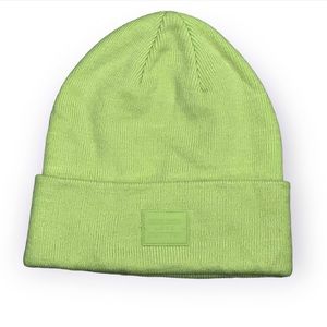 Neon yellow beanie